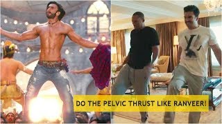 Ranveer Singh teaches Will Smith the iconic pelvic thrust from Tattad Tattad