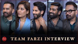 Farzi Team Interview  Shahid Kapoor  Vijay Sethupathi  Raashii Khanna  Raj  DK  Prime Video