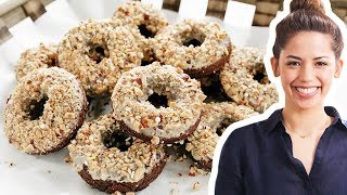 Molly Yeh Makes Chocolate Donuts with Coffee Glaze  Girl Meets Farm  Food Network