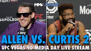 UFC Fight Night 240 Allen vs Curtis 2 Media Day Live Stream  Wed 215 pm ET