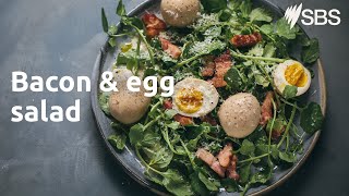 Bacon and egg salad  The Cook Up with Adam Liaw  SBS Food