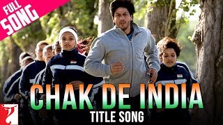 Chak De India Title Song  Shah Rukh Khan  Sukhwinder Singh  SalimSulaiman  Jaideep Sahni