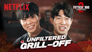 Diss battle with the finalists of Physical 100 S2  UNFILTERED GRILLOFF  Netflix ENG SUB