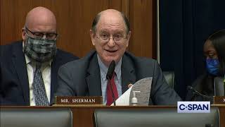 Rep Brad Sherman DCA on Cryptocurrency Bitcoin Doge HamsterCoin CobraCoin and MongooseCoin