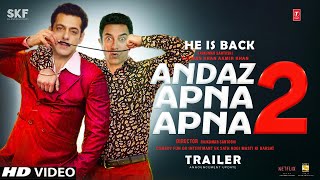 Andaz Apna Apna 2 Trailer Announcement  Salman Khan  Aamir khan  Rajkumar Santoshi