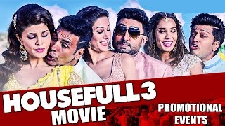 Housefull 3 Movie 2016 Promotional Events  Akshay Kumar Riteish Deshmukh Abhishek Bachchan