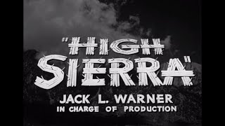 High Sierra 1941  Main Title  Ending Card Titles  WB  1941