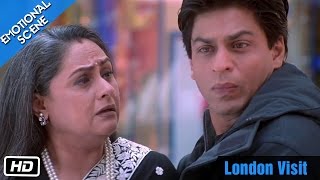 London Visit  Emotional Scene  Kabhi Khushi Kabhie Gham  Shahrukh Khan Amitabh Bachchan