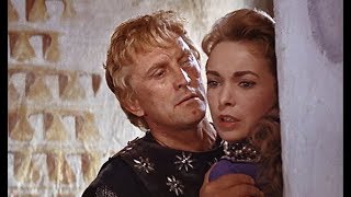 The Vikings 1958  Janet Leigh rejects Kirk Douglas Kirk fights Tony Curtis