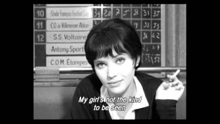 Vivre Sa Vie 1962 Cafe Scene 720p HD  Subtitles