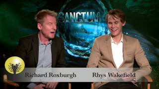 Sanctum Interview with on screen Father  Son pair Richard Roxburgh and RhysWakefield