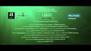 Talaash  Official trailer 2012 HD