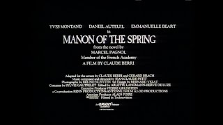 Manon of the Spring 1986 Trailer  Yves Montand Emmanuelle Bart