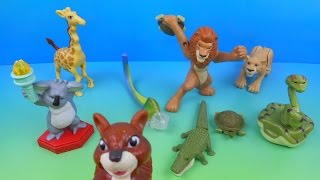 2006 WALT DISNEYS THE WILD SET OF 8 McDONALDS HAPPY MEAL COLLECTION MOVIE TOYS VIDEO REVIEW