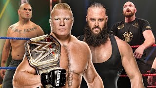 Brock Lesnar vs Cain Velasquez and Braun Strowman vs Tyson Fury announced for WWE Crown Jewel 2019