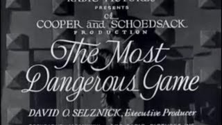 The Most Dangerous Game 1932 Adventure Horror