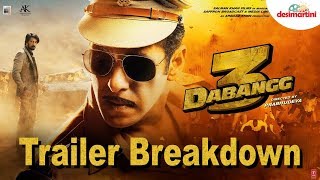 Dabangg 3 TRAILER BREAKDOWN  Salman Khan  Sonakshi Sinha  Prabhu Deva