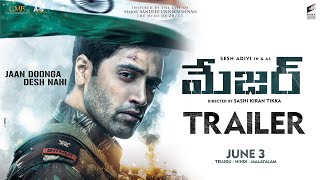 Major Trailer  Telugu  Adivi Sesh  Saiee M  Sobhita D  Mahesh Babu  In Cinemas June 3rd