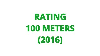 RATING MOVIE  100 METERS 2016