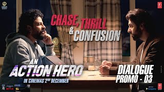 An Action Hero Dialogue Promo 03Chase Thrill  Confusion AyushmannJaideep Aanand L RaiAnirudh