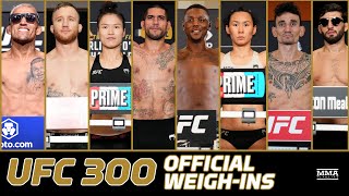 UFC 300 Pereira vs Hill Official WeighIn LIVE Stream  MMA Fighting