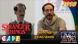 Randy Havens Stranger Things Halt and Catch Fire CAPE 2018 Full Panel