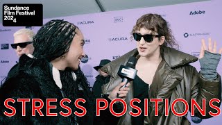 SUNDANCE 2024 Theda Hammel and Qaher Harhash Stress Positions World Premiere