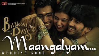 Bangalore Days Wedding Song  Maangalyam  Dulquer Salmaan  Nivin Pauly  Fahadh Faasil  Nazriya