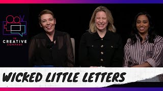 Wicked Little Letters with Olivia Colman Anjana Vasan and director Thea Sharrock