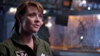 Jack ONeill and Samantha Carter on Stargate Universe first episode