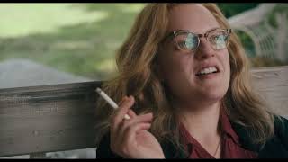 Shirley 2020  Porch Swing Scene Elisabeth Moss and Odessa Young