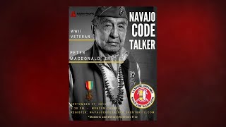 Navajo Code Talker  Peter MacDonald Sr