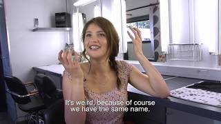 Gemma Bovery Interview  Gemma Arterton French with English subtitles