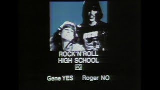 Rock n Roll High School 1979 movie review  Sneak Previews with Roger Ebert and Gene Siskel