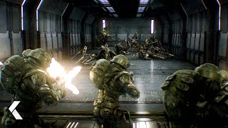 The Rescue Mission Scene  Starship Troopers Invasion 2012