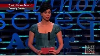 Sarah Silvermans Exchange With Jonah Hill At James Franco Roast