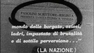 ACCATTONE Trailer 1961 Pasolini