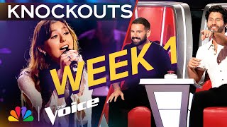The Best Performances from the First Week of Knockouts  The Voice  NBC