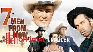 Seven Men From Now 1956 Official Trailer  Randolph Scott Gail Russell Lee Marvin Movie