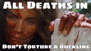 All Deaths in Dont Torture a Duckling 1972