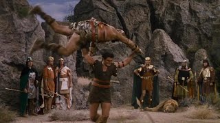 Samson defeats Garmiskar  Samson and Delilah 1949