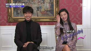 ENG SUB Legend of the Blue Sea  Interview  Lee Minho Jun Jihyun