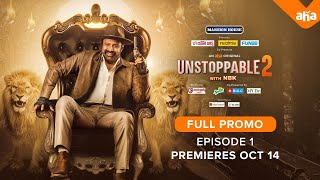 Unstoppable with NBK Season 2 Trailer  NandamuriBalaKrishna  From October 14th  ahaVideoIN