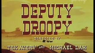 Deputy Droopy 1955  80s remaster titles