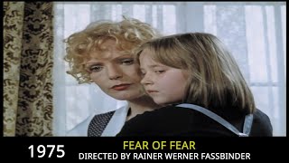 Fear of Fear  Original Tittle Angst vor der Angst   1975  Full Movie  By RW  Fassbinder