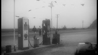 Private Property 1960 by Leslie Stevens Clip Beginning  Duke and Boots arrive at the gas station