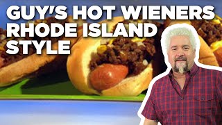 Guy Fieris Hot Wieners Rhode Island Style THROWBACK  Guys Big Bite  Food Network