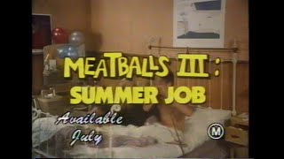 Meatballs III Summer Job 1986 Trailer