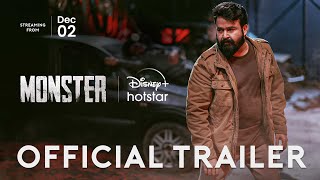 Monster  Official Trailer  Mohanlal Honey Rose Sudev Nair  2nd Dec