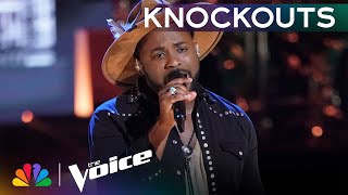 Tae Lewis Raises the Bar with His Performance of Runnin Outta Moonlight  The Voice Knockouts